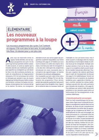 nouveaux programmes nouveaux programmes