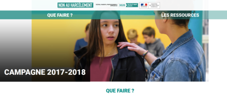 site non au harcèlement