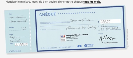 Chèque Salaire Chèque Salaire