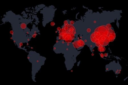 Coronavirus web pandemie